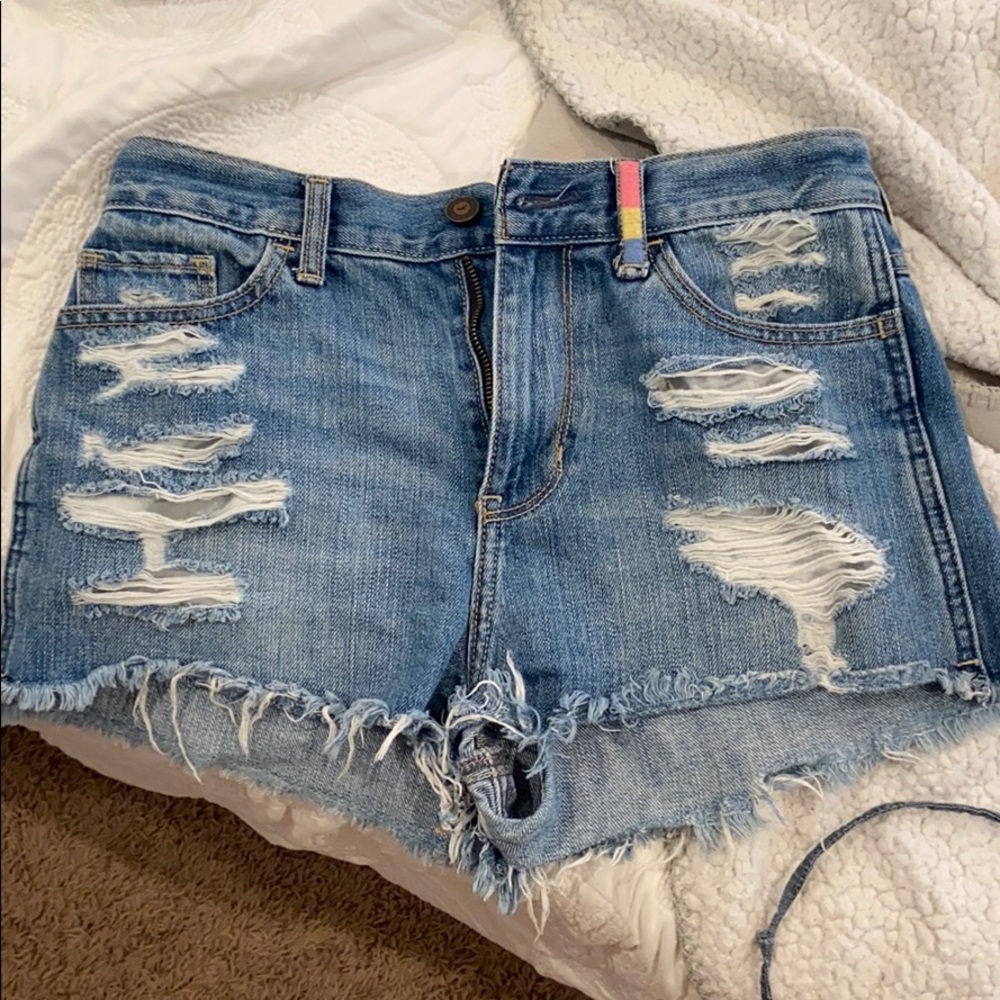 Hollister jean shorts